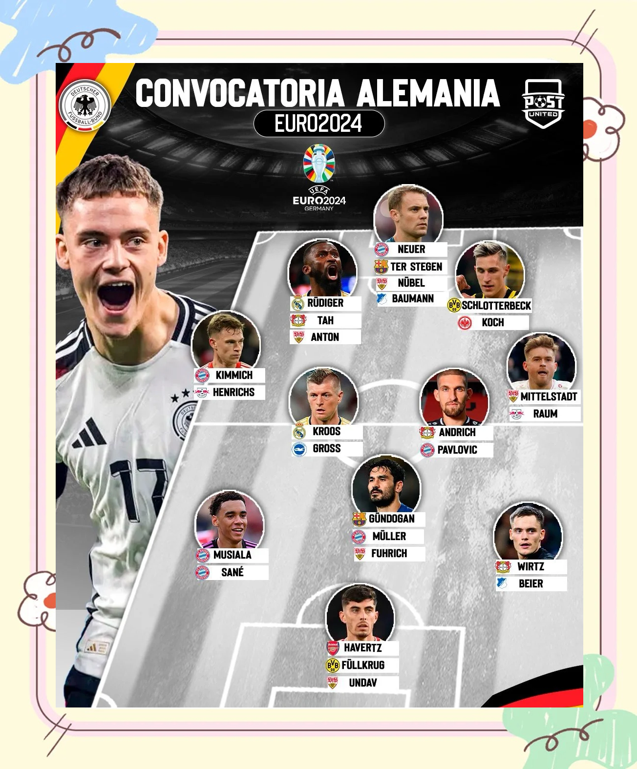 德国队奋力拼搏，成功晋级欧洲杯四强